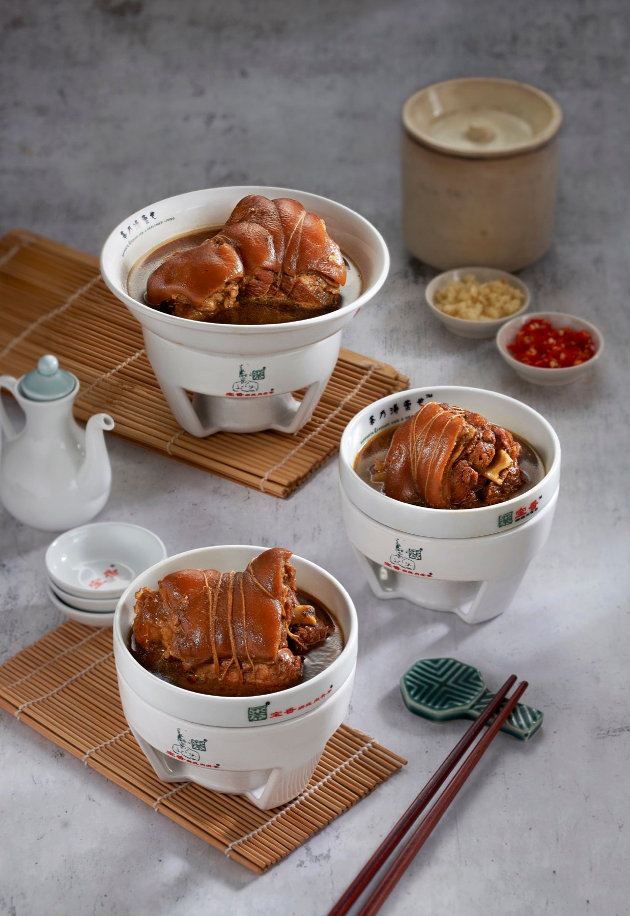 A traditional meal served with side dishes