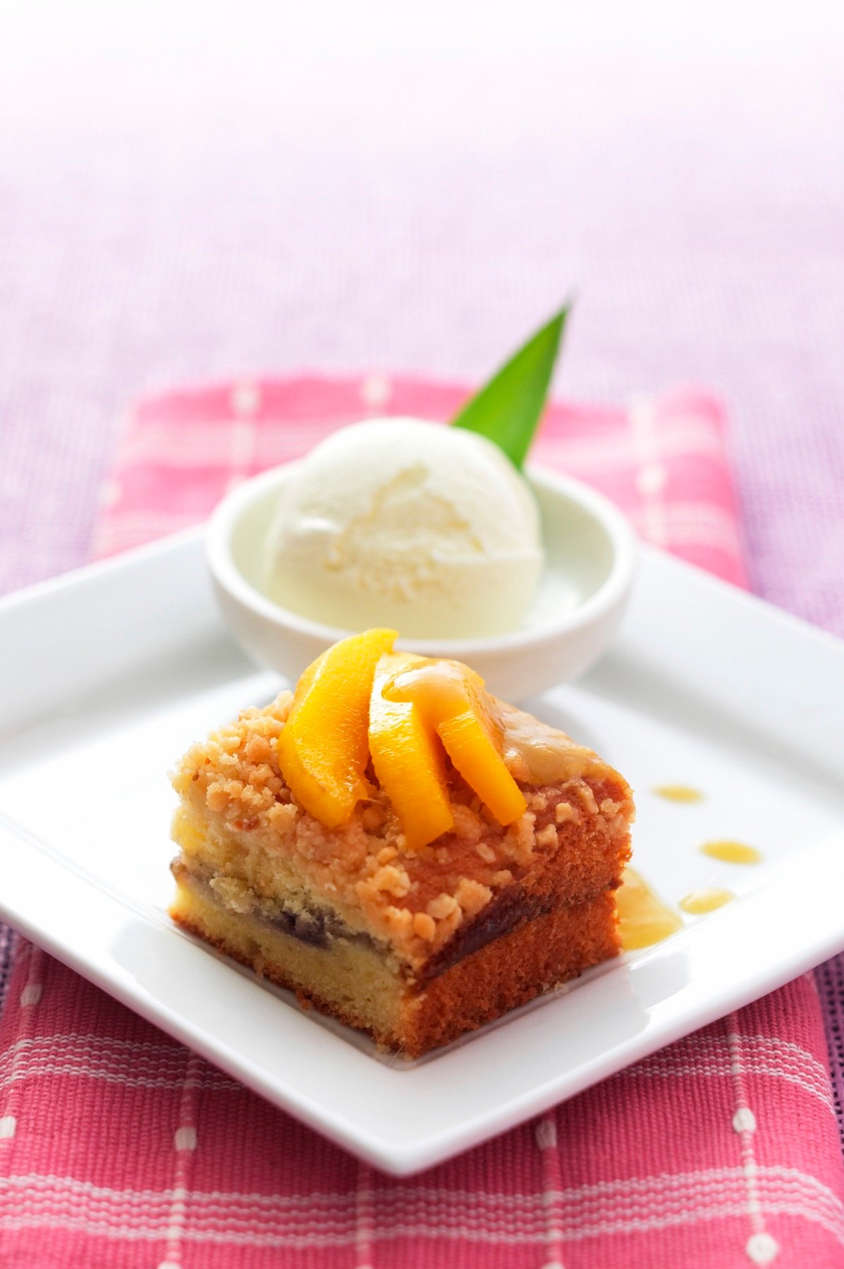 A savoury dish served with a light side