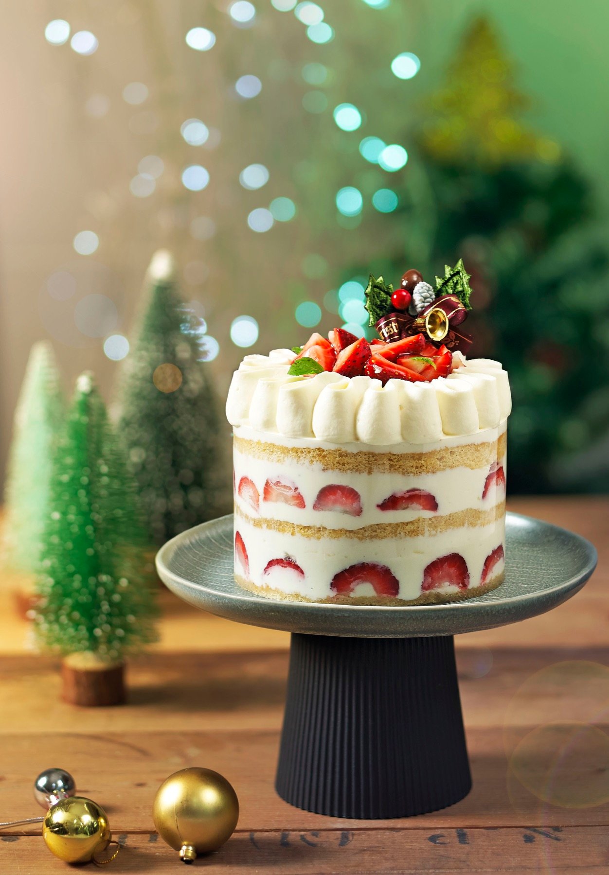 A festive cake decorated for a celebration